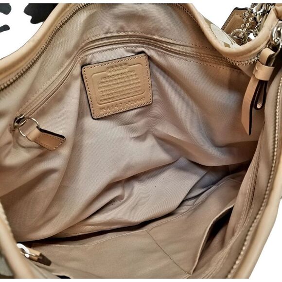 Coach authentic bag tan/pink - Picture 7 of 8
